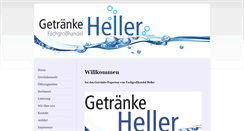 Desktop Screenshot of getraenke-heller.de